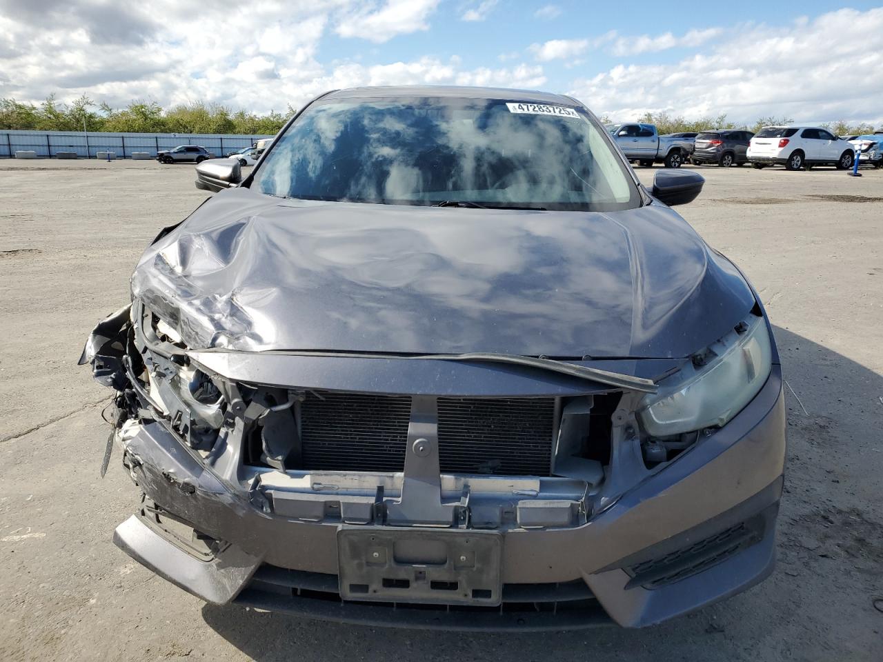 2018 Honda Civic VIN 2HGFC2F71JH519669 Copart auction photo, front end damage thumbnail 5