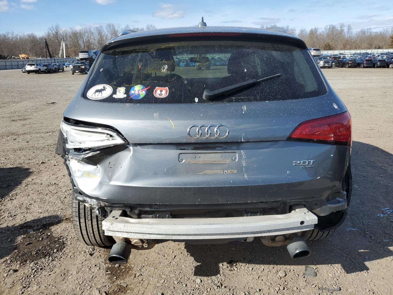 2013 Audi Q5 VIN WA1CFAFP4DA064400 Copart auction photo, rear end damage thumbnail 6