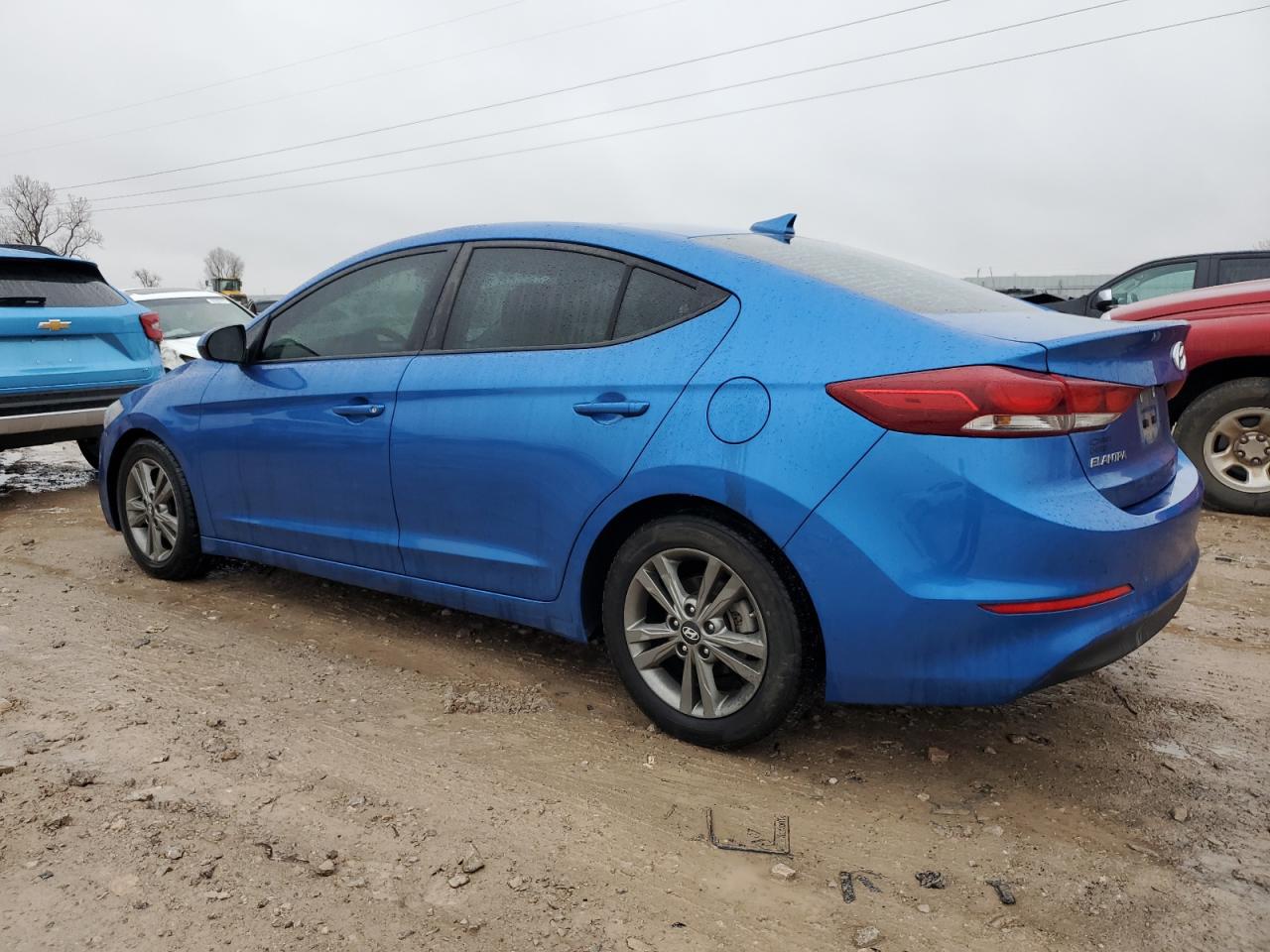 2018 Hyundai Elantra VIN 5NPD84LF2JH230001 Copart auction photo, hail / minor dent/scratches damage thumbnail 2
