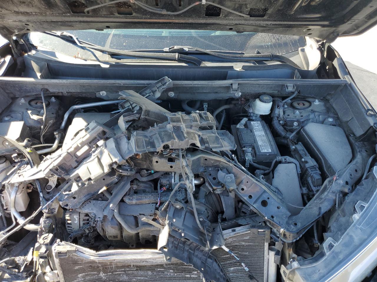 2019 Toyota RAV 4 VIN 2T3P1RFV8KC005837 Copart auction photo, front end damage thumbnail 13
