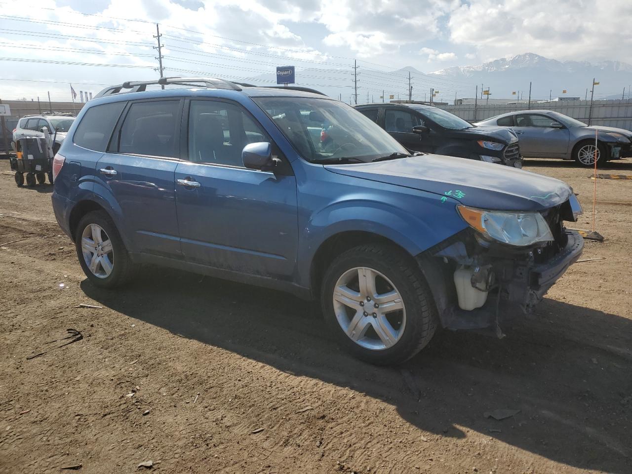 2010 Subaru Forester VIN JF2SH6CC5AG716462 Copart auction photo, front end damage thumbnail 4