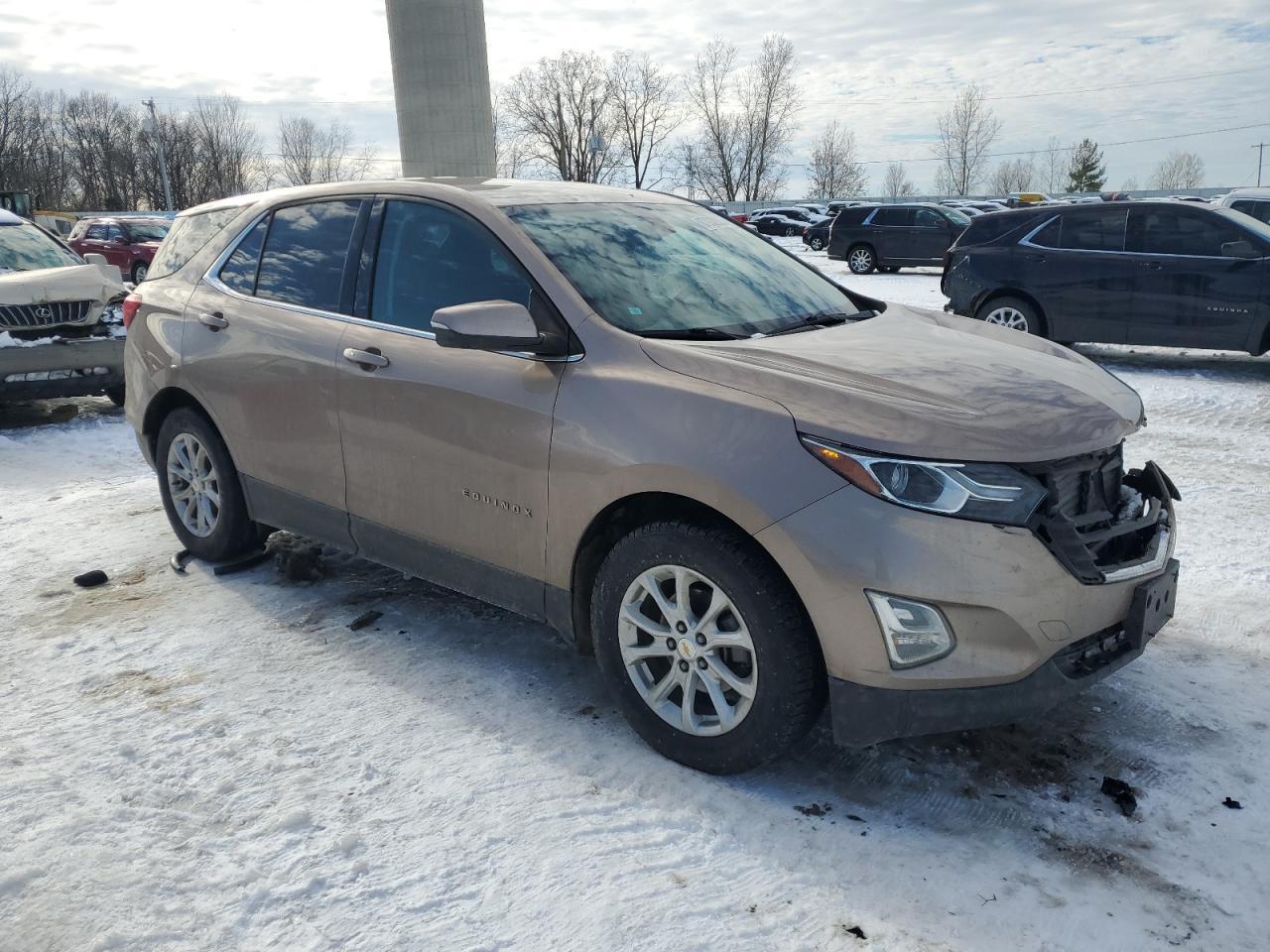 2018 Chevrolet Equinox VIN 2GNAXJEV7J6256100 Copart auction photo, front end damage thumbnail 4