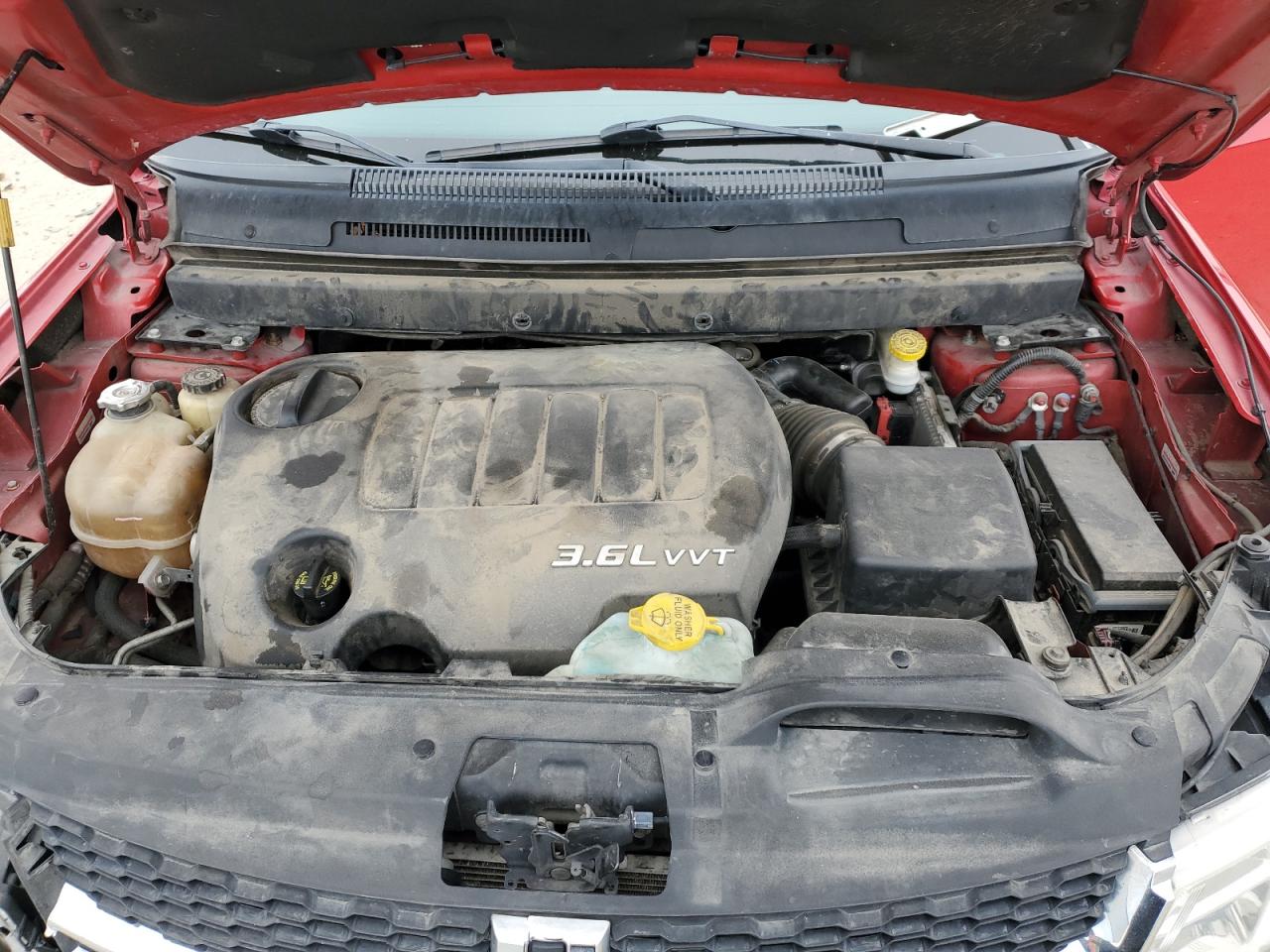 2013 Dodge Journey VIN 3C4PDCBGXDT626310 Copart auction photo, front end / side damage thumbnail 14