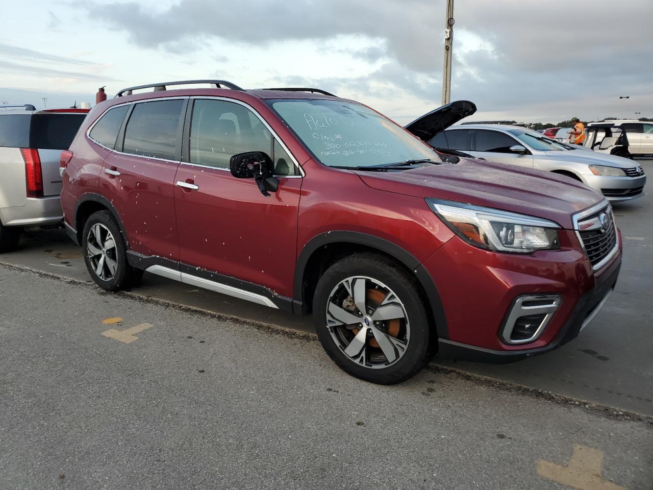 2019 Subaru Forester VIN JF2SKAWC4KH423891 Copart auction photo, water/flood damage thumbnail 4