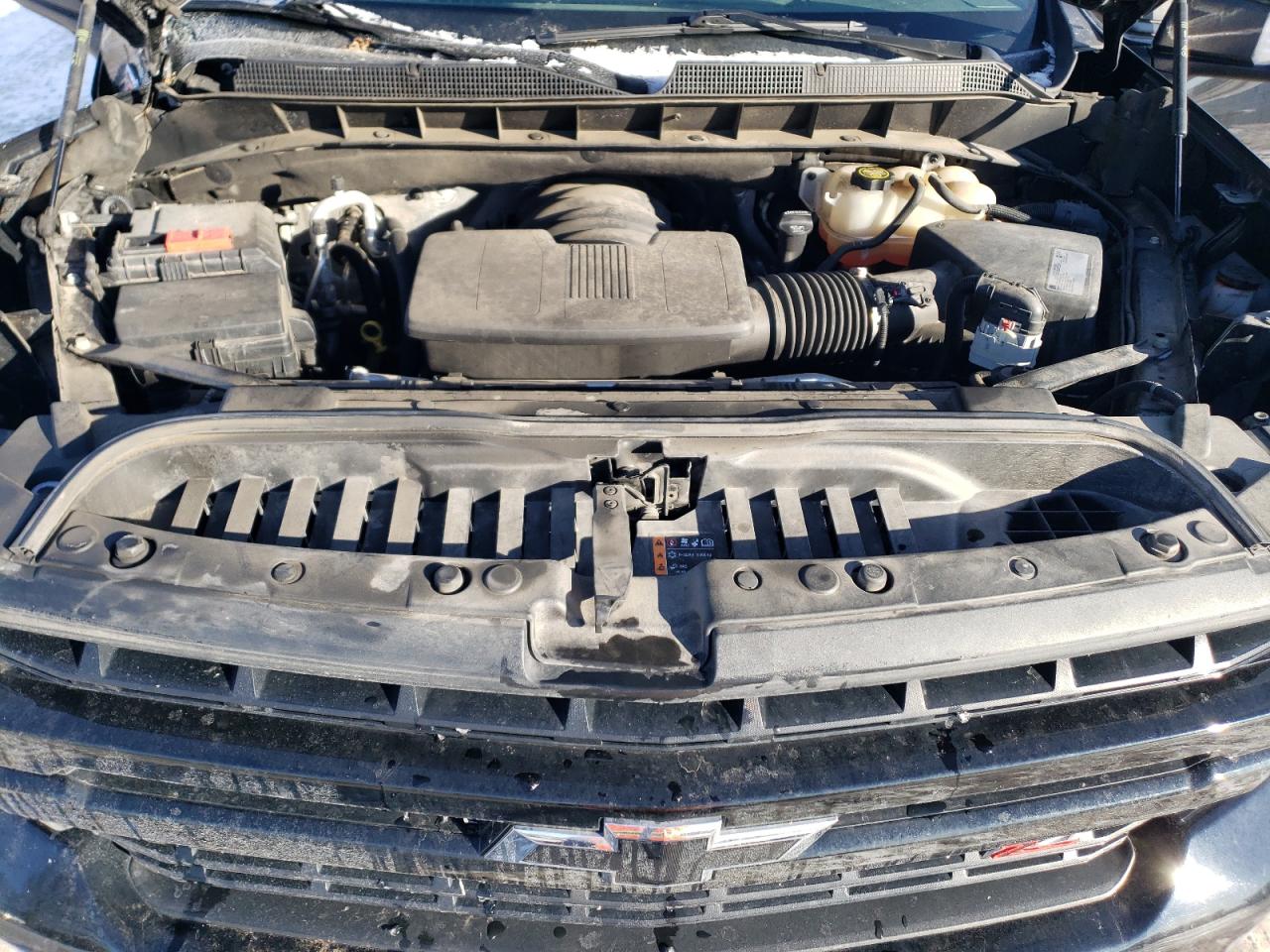 2021 Chevrolet Silverado VIN 1GCVYFED8MZ308497 Copart auction photo, front end / side damage thumbnail 12