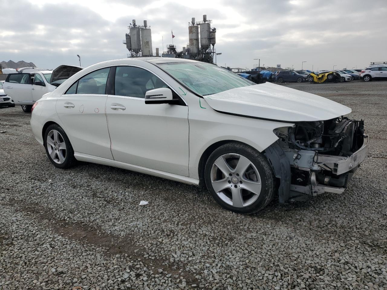 2016 Mercedes-Benz CLA-klasse VIN WDDSJ4EBXGN321750 Copart auction photo, front end damage thumbnail 4