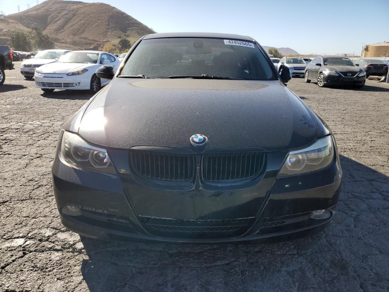 2007 BMW 3er VIN WBAVC53537FZ70639 Copart auction photo, front end / side damage thumbnail 5