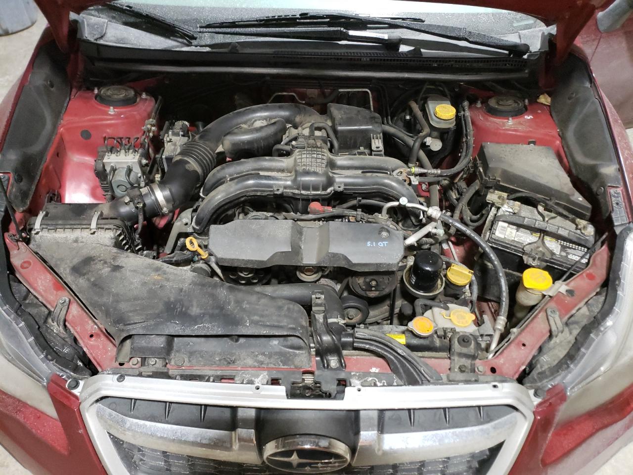 2013 Subaru Impreza VIN JF1GPAH61D2846727 Copart auction photo, rear end damage thumbnail 11