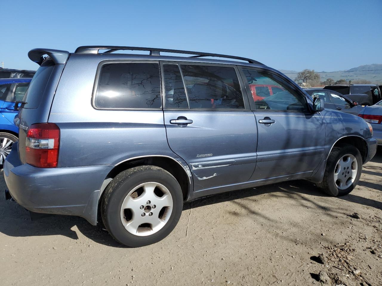 2006 Toyota Highlander VIN JTEEP21A060171131 Copart auction photo, side damage thumbnail 3