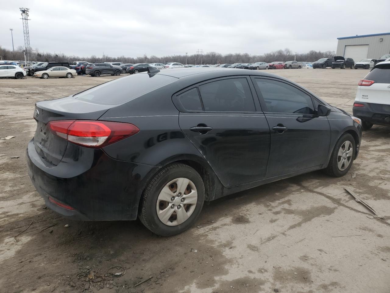 2017 KIA Forte VIN 3KPFK4A72HE063353 Copart auction photo, side / minor dent/scratches damage thumbnail 3