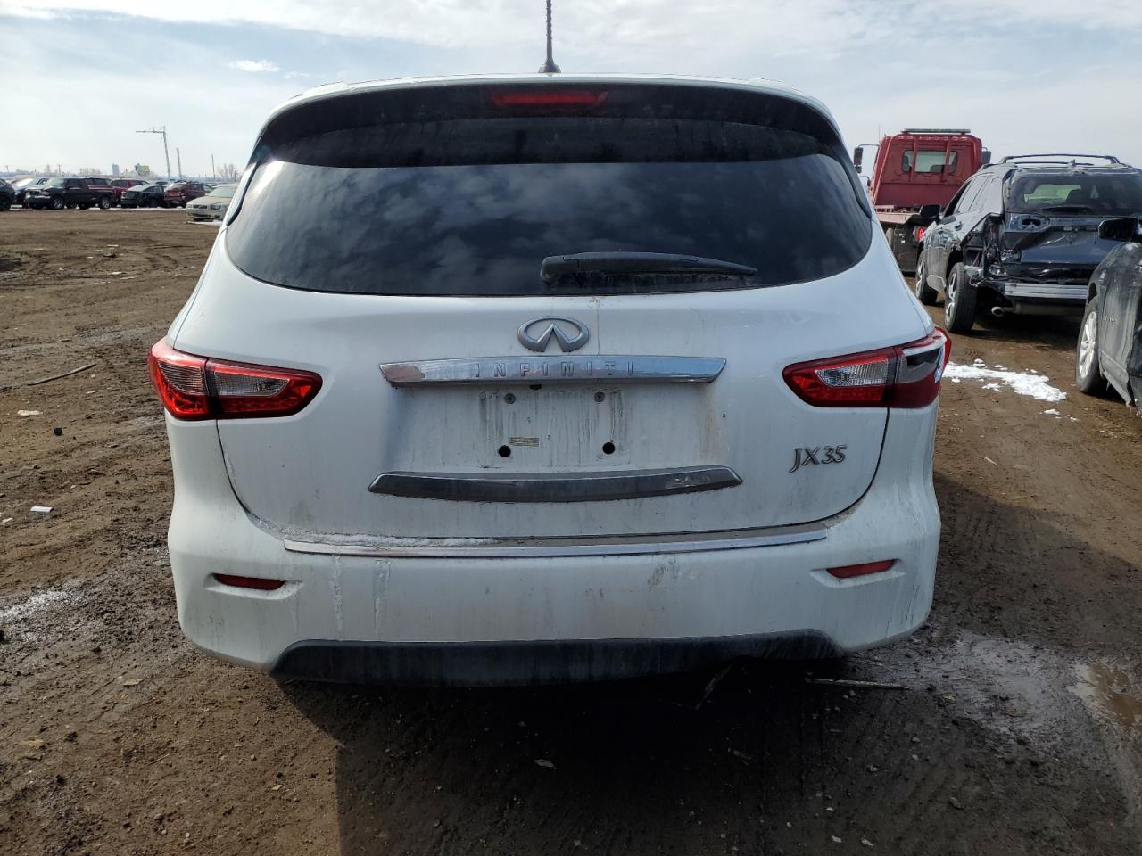 2013 Infiniti JX VIN 5N1AL0MM9DC348808 Copart auction photo, front end damage thumbnail 6