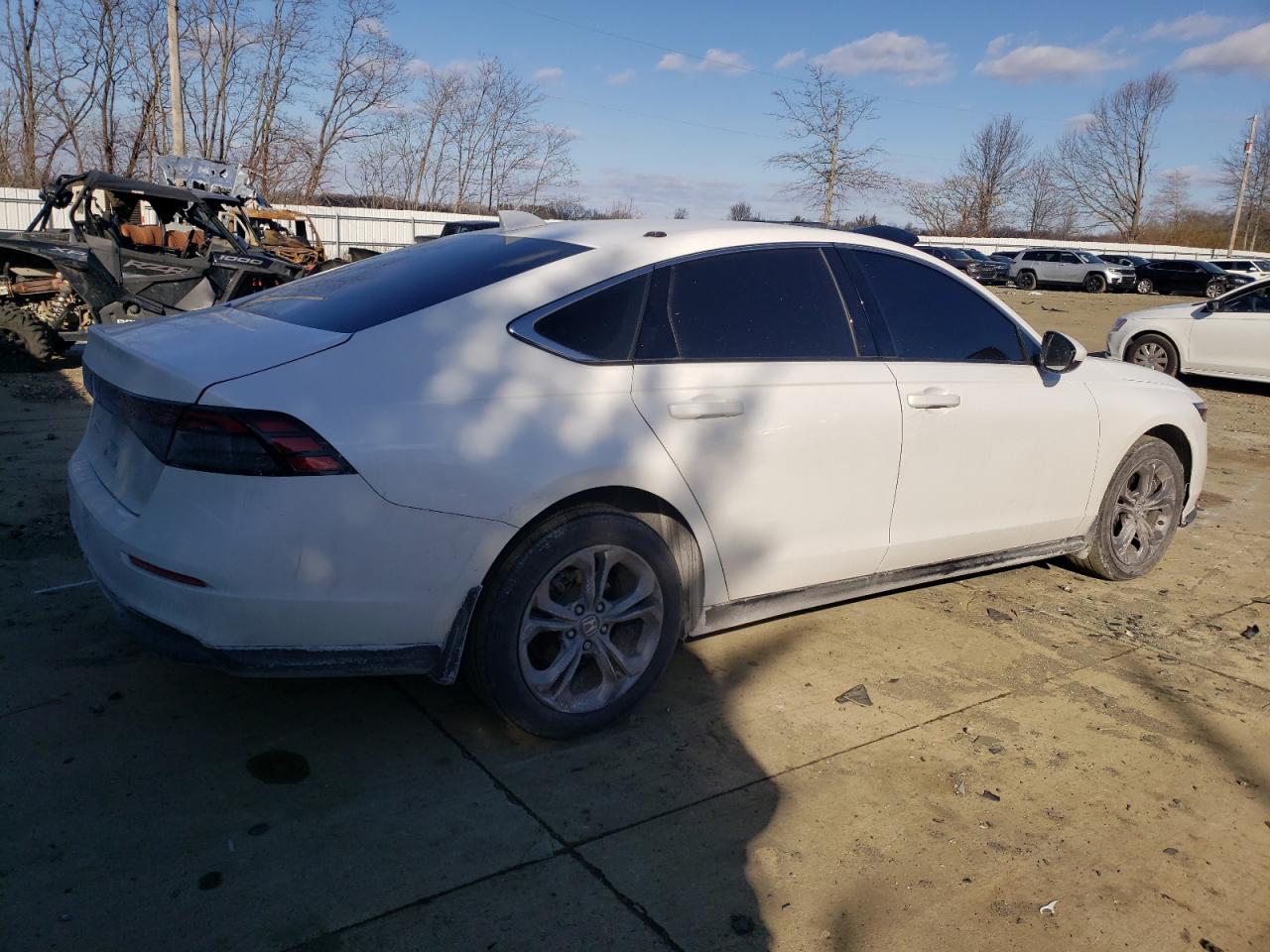 2024 Honda Accord VIN 1HGCY1F32RA036519 Copart auction photo, side / minor dent/scratches damage thumbnail 3