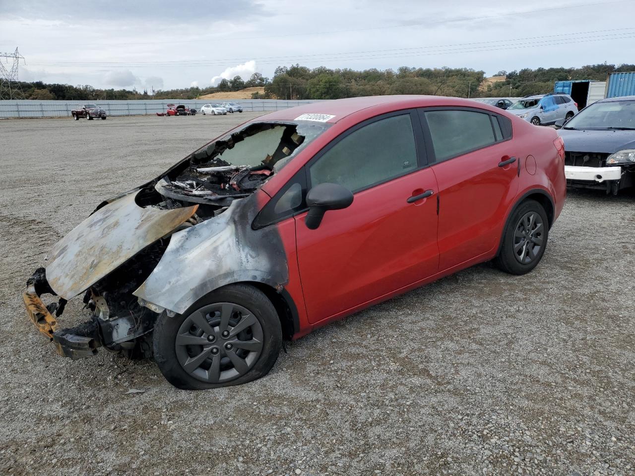 2013 KIA Rio VIN KNADM4A38D6269580