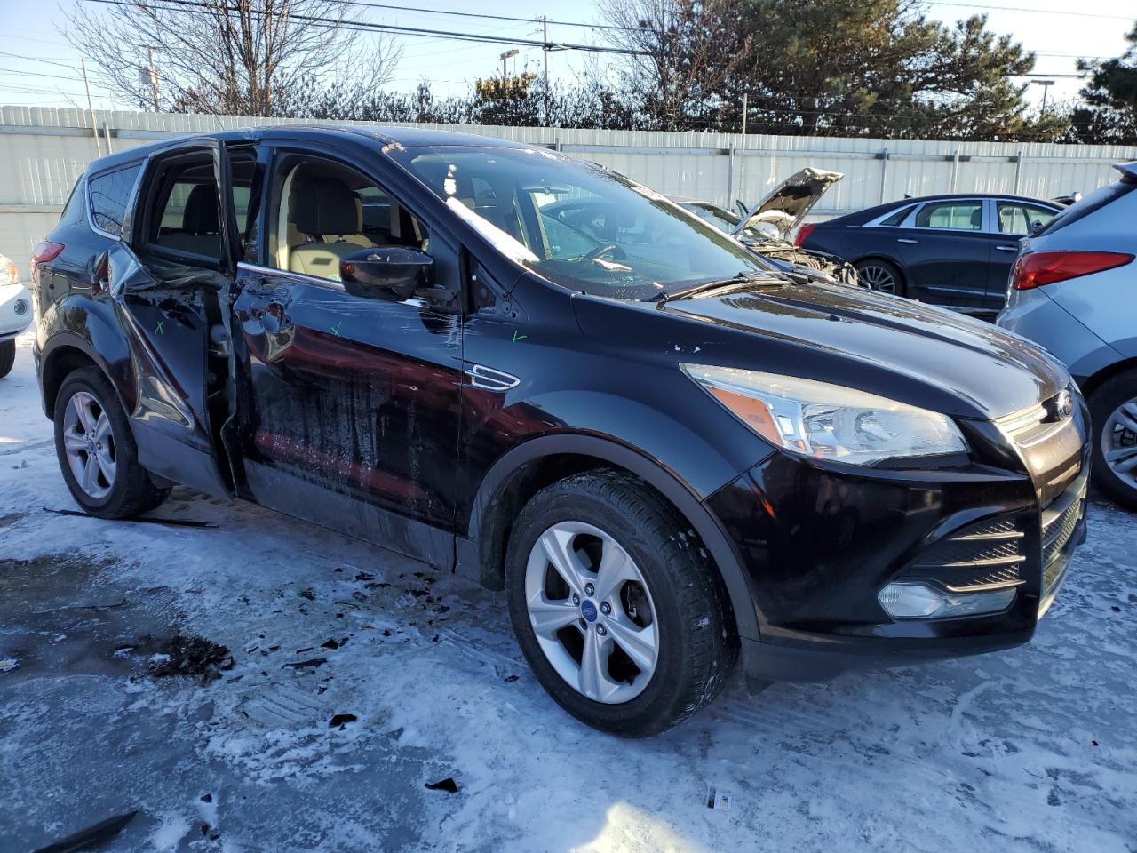 2013 Ford Escape VIN 1FMCU9GX8DUA64340 Copart auction photo, side damage thumbnail 4