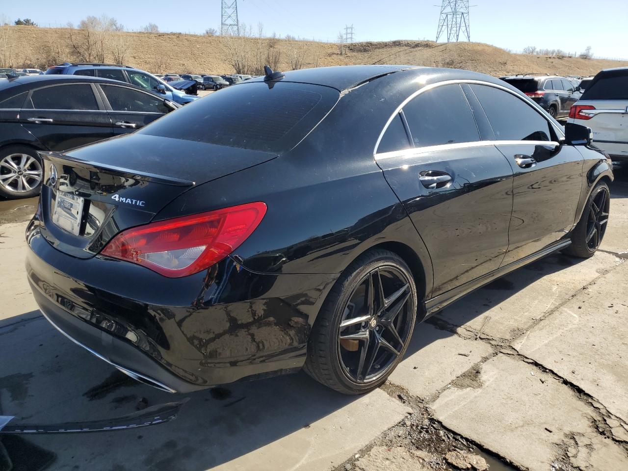 2018 Mercedes-Benz CLA-klasse VIN WDDSJ4GB1JN603733 Copart auction photo, front end damage thumbnail 3