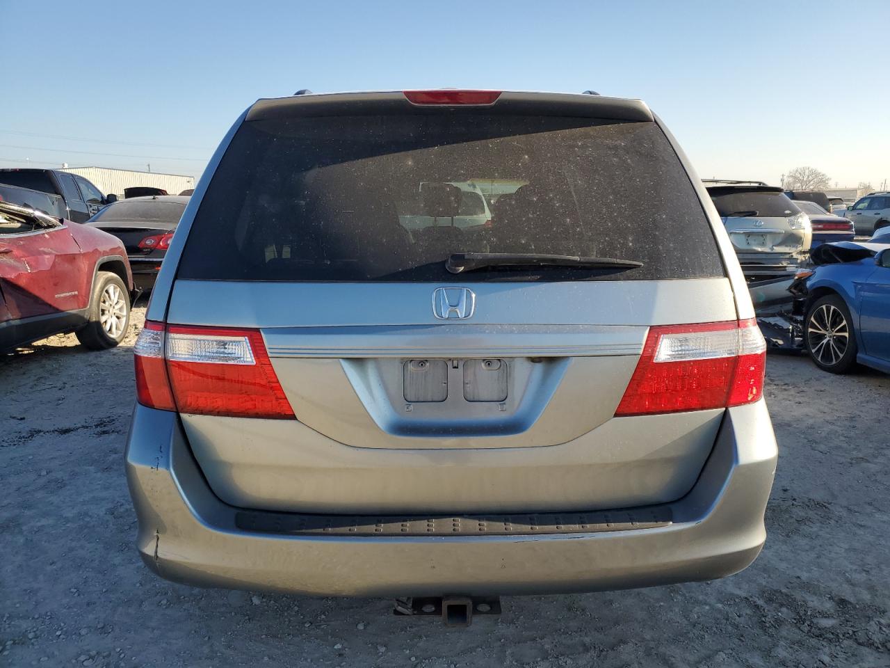 2007 Honda Odyssey VIN 5FNRL38797B002763 Copart auction photo, hail damage thumbnail 6
