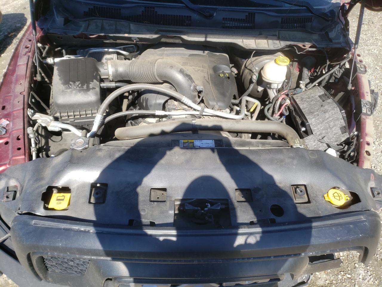 2019 RAM 1500 VIN 1C6RR7LT8KS709852 Copart auction photo, all over damage thumbnail 12