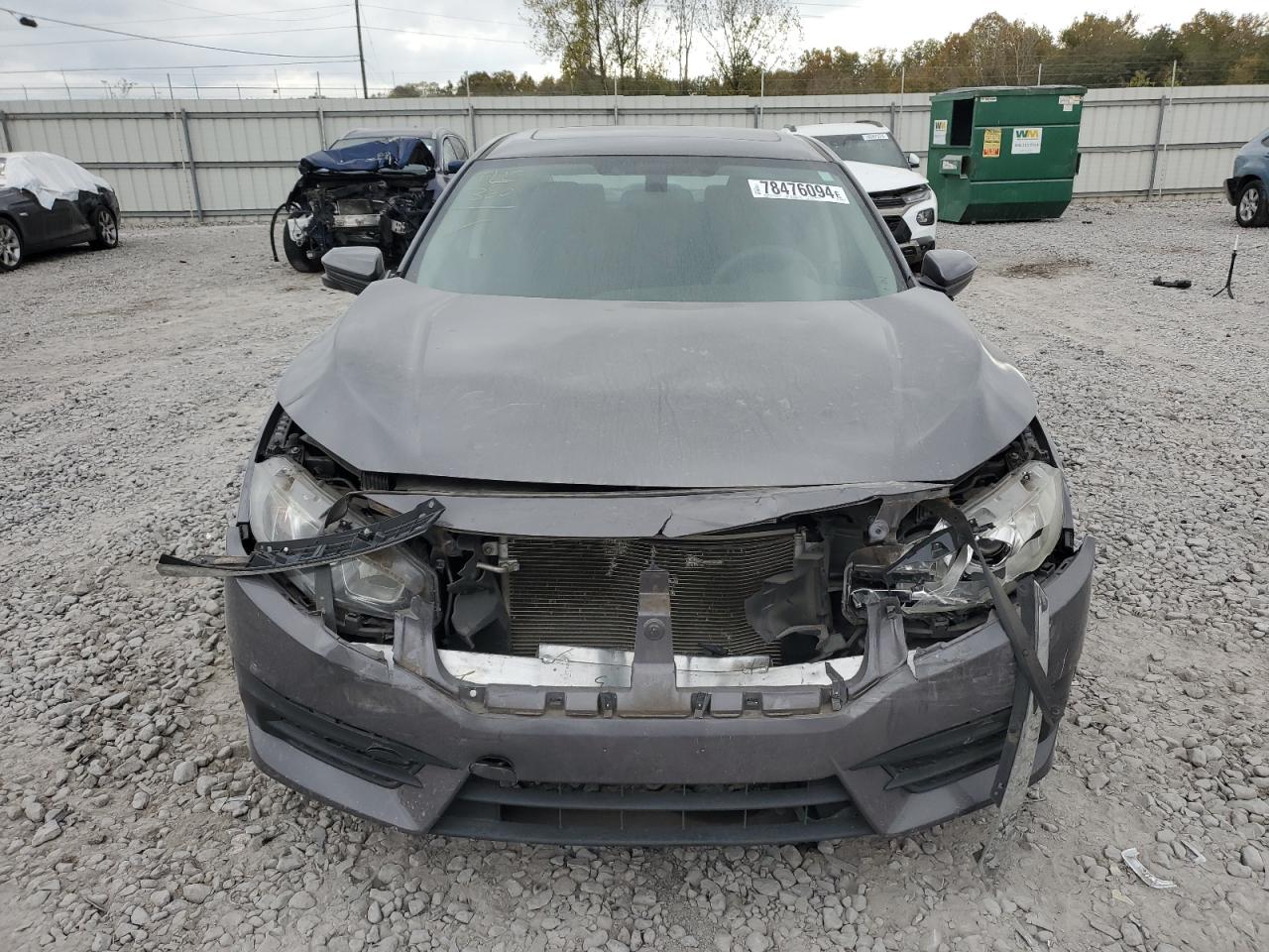 2016 Honda Civic VIN 2HGFC2F70GH554096 Copart auction photo, front end damage thumbnail 5
