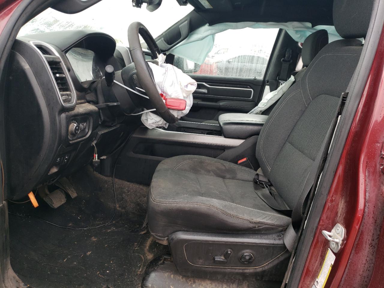 2019 RAM 1500 VIN 1C6RREFT3KN805998 Copart auction photo, front end damage thumbnail 7
