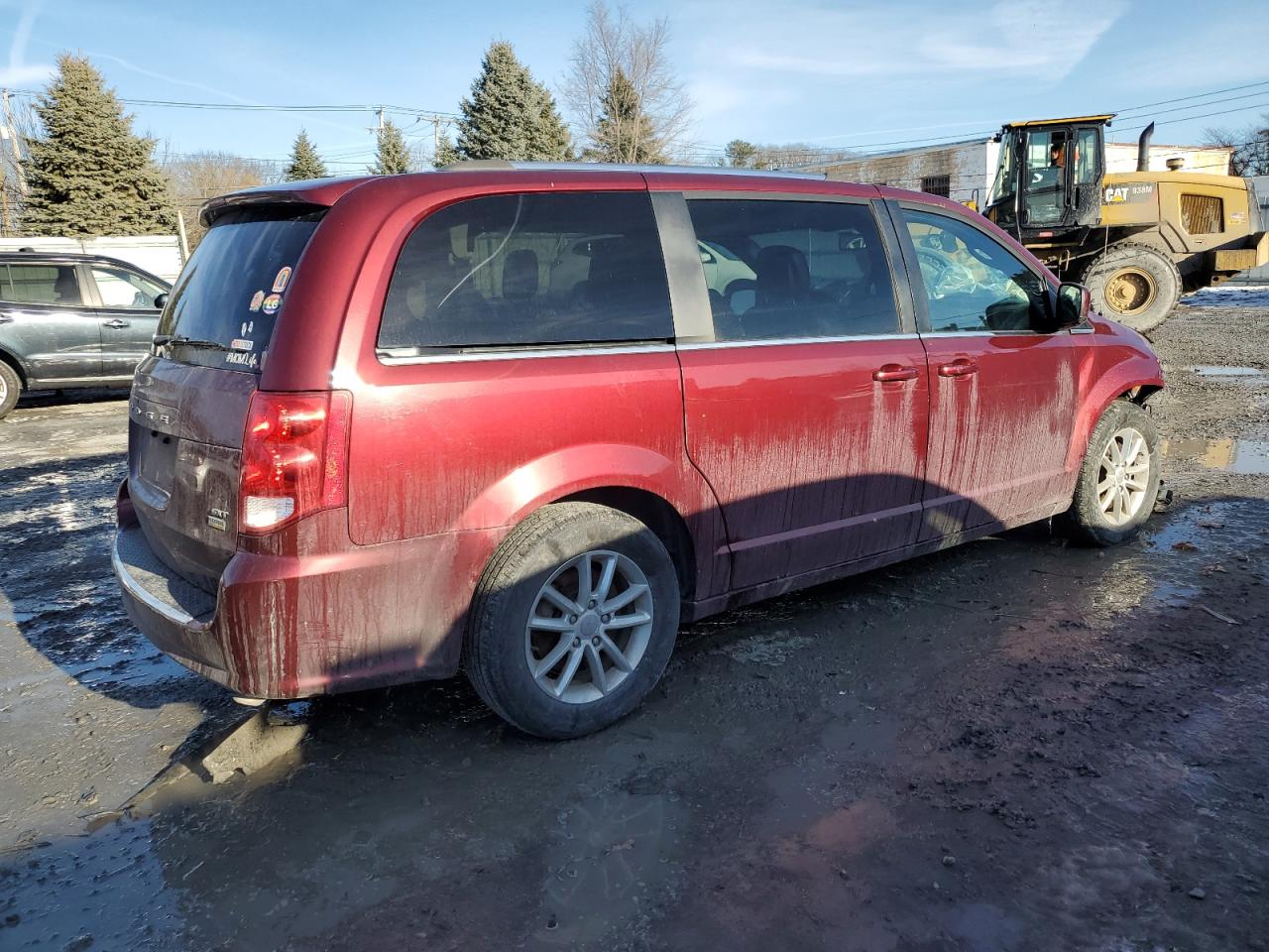 2019 Dodge Caravan VIN 2C4RDGCG1KR712782 Copart auction photo, front end damage thumbnail 3