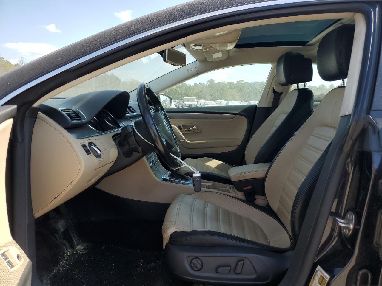 2013 Volkswagen Passat CC VIN WVWRN7AN8DE524355 Copart auction photo, water/flood damage thumbnail 7