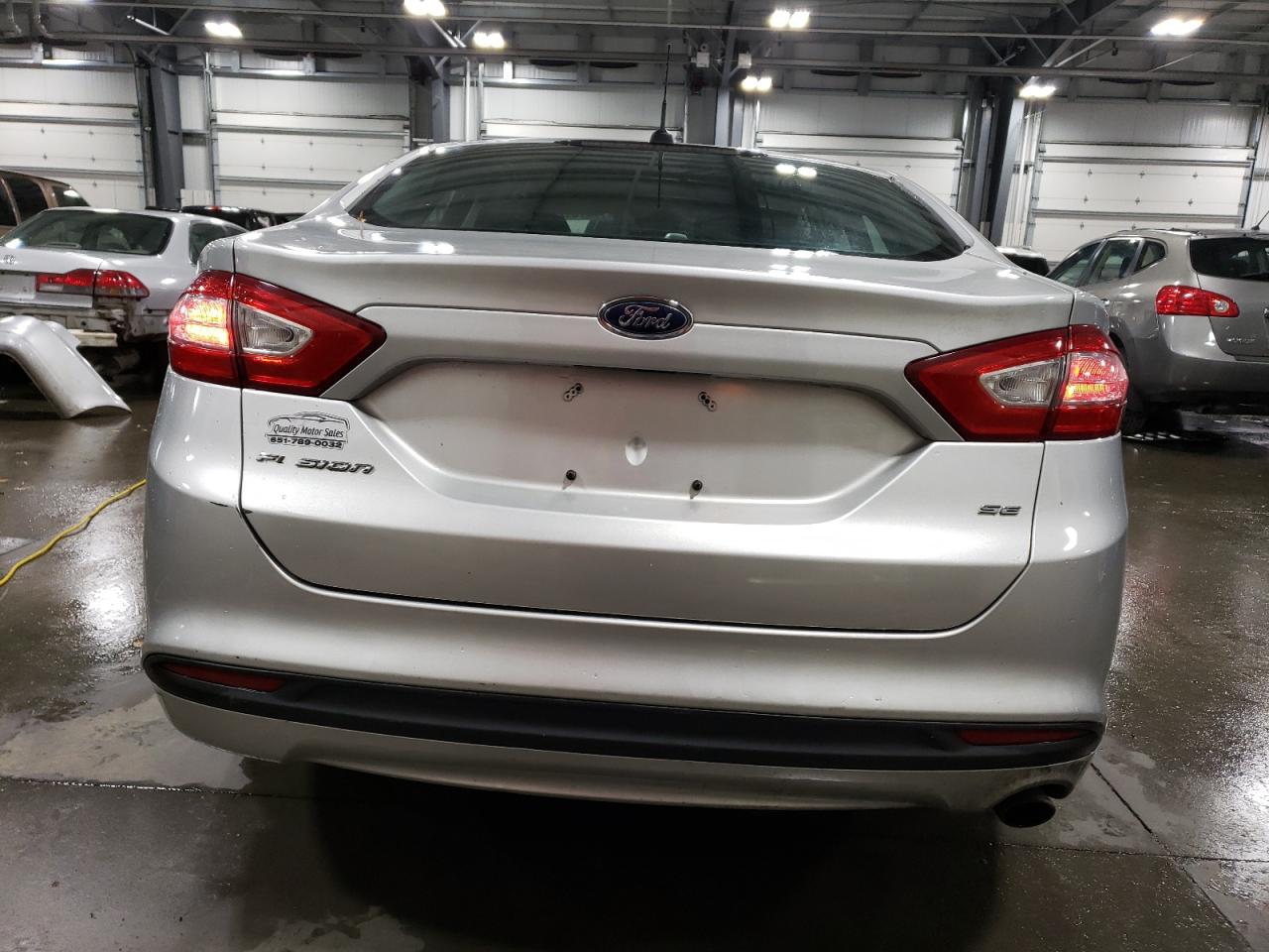 2013 Ford Fusion VIN 3FA6P0H71DR121414 Copart auction photo, front end / side damage thumbnail 6