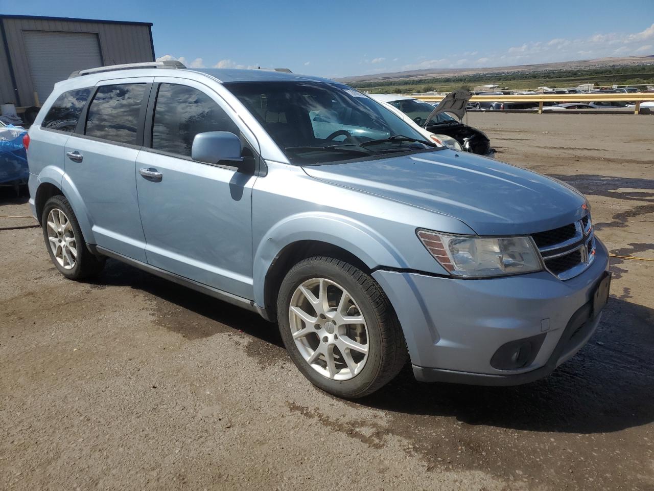 2013 Dodge Journey VIN 3C4PDCDG3DT558123 Copart auction photo, side / front end damage thumbnail 4
