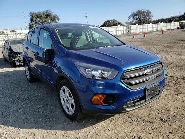 2018 Ford Escape VIN 1FMCU0F70JUD22374 Copart auction photo, side / front end damage thumbnail 12