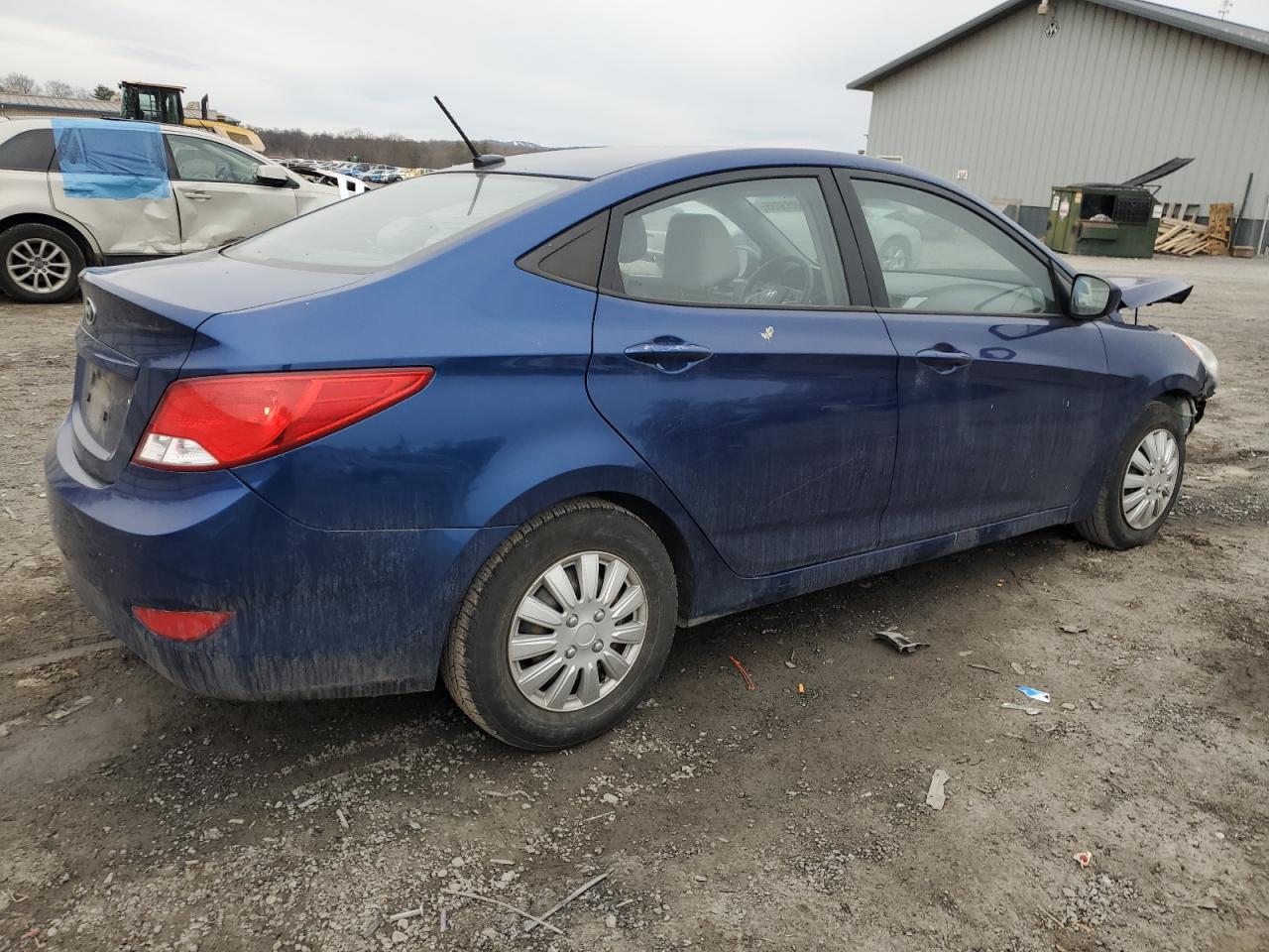 2016 Hyundai Accent VIN KMHCT4AE8GU953687 Copart auction photo, front end damage thumbnail 3