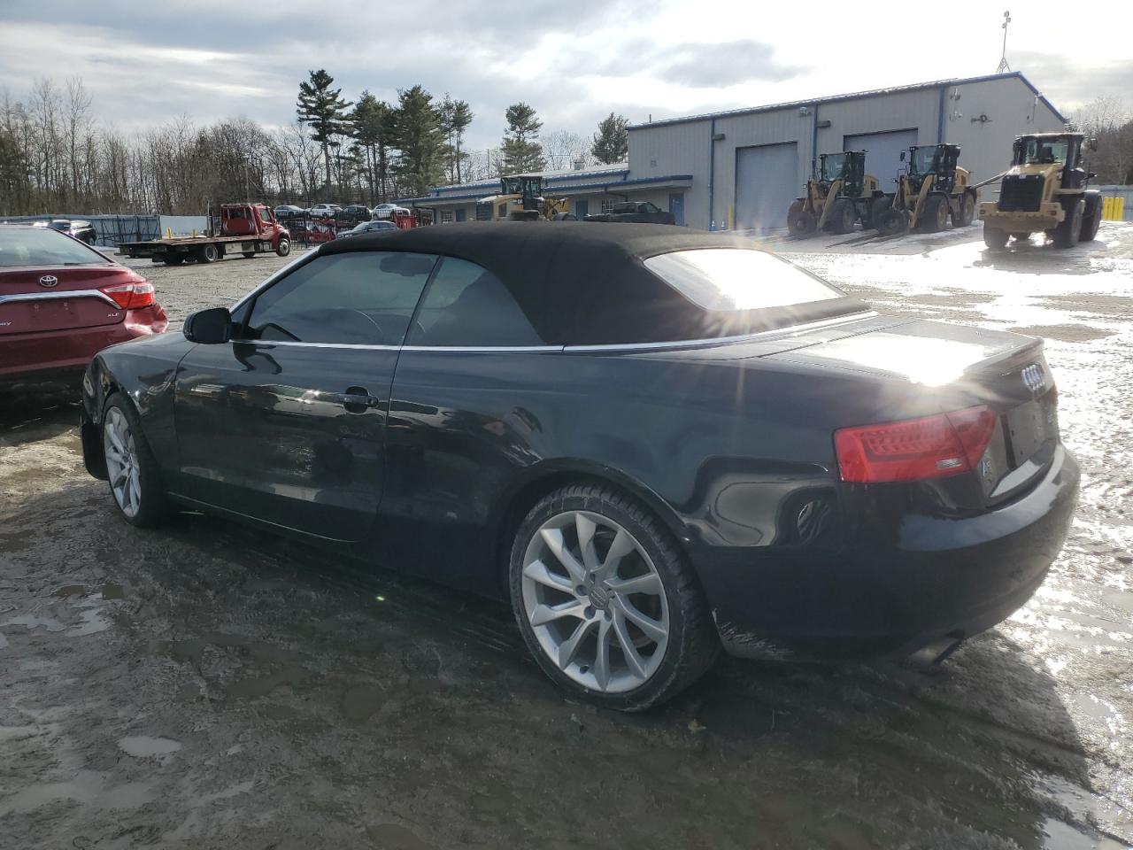 2013 Audi A5 VIN WAULFAFH9DN007761 Copart auction photo, front end / minor dent/scratches damage thumbnail 2