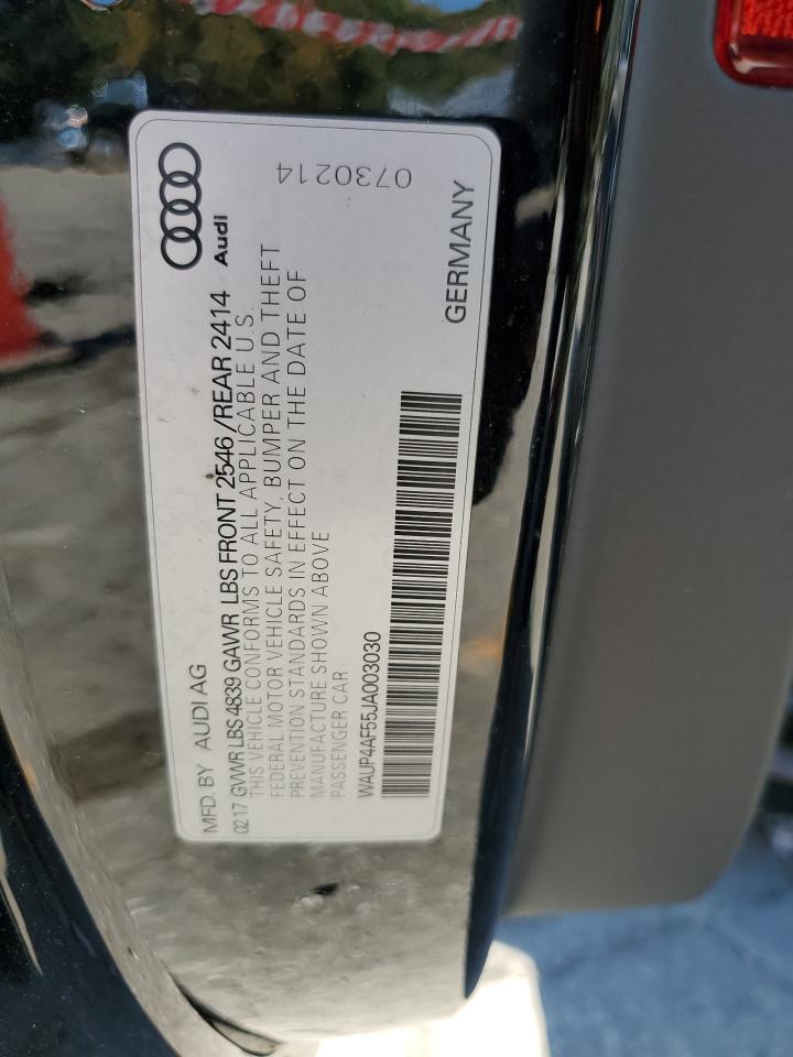 2018 Audi RS5 VIN WAUP4AF55JA003030 Copart auction photo, rollover damage thumbnail 12