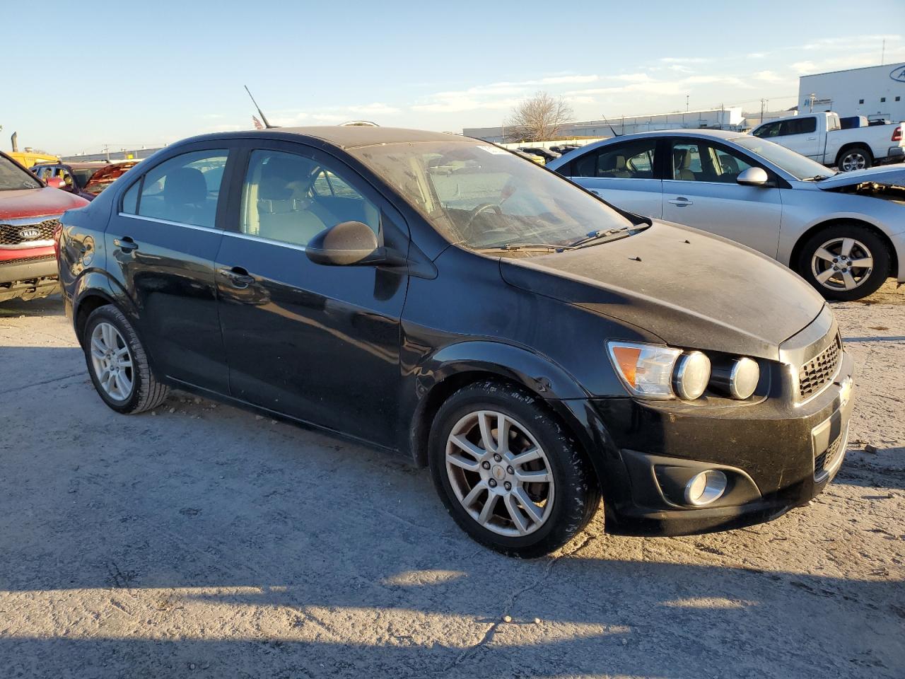 2012 Chevrolet Sonic VIN 1G1JC5SH3C4180768 Copart auction photo, mechanical / front end damage thumbnail 4