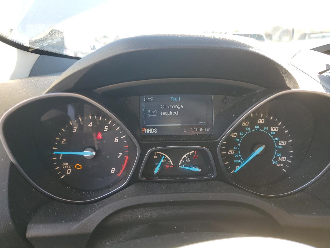 2014 Ford Escape VIN 1FMCU9GX4EUD51661 Copart auction photo, side / front end damage thumbnail 9