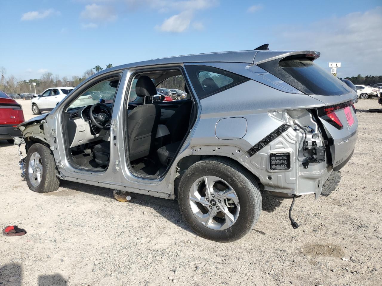 2024 Hyundai Tucson VIN 5NMJA3DE6RH314872 Copart auction photo, side / front end damage thumbnail 2
