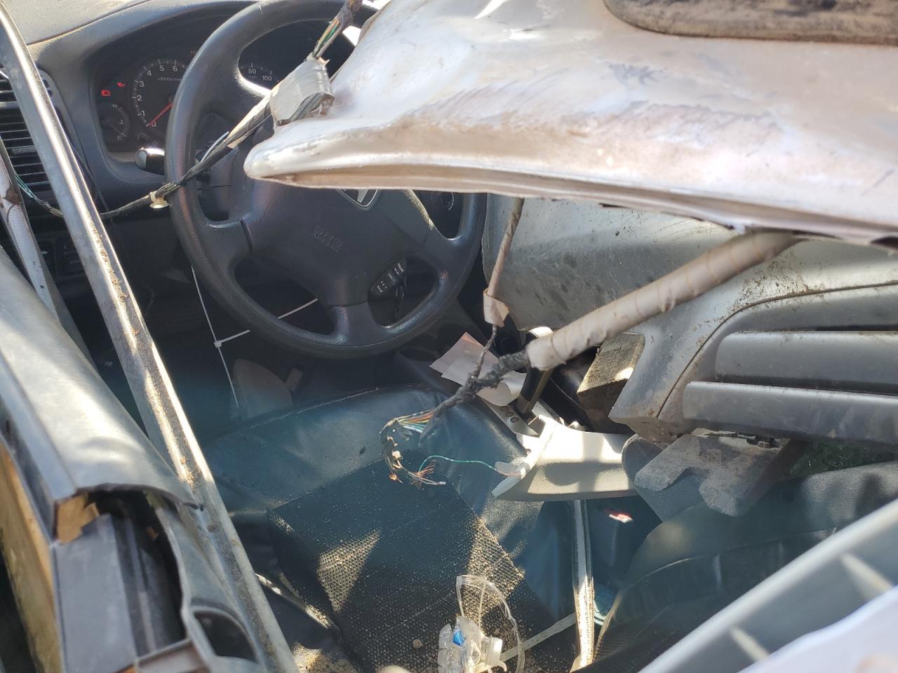 2001 Honda Civic VIN 2HGES26761H577727 Copart auction photo, rollover damage thumbnail 8