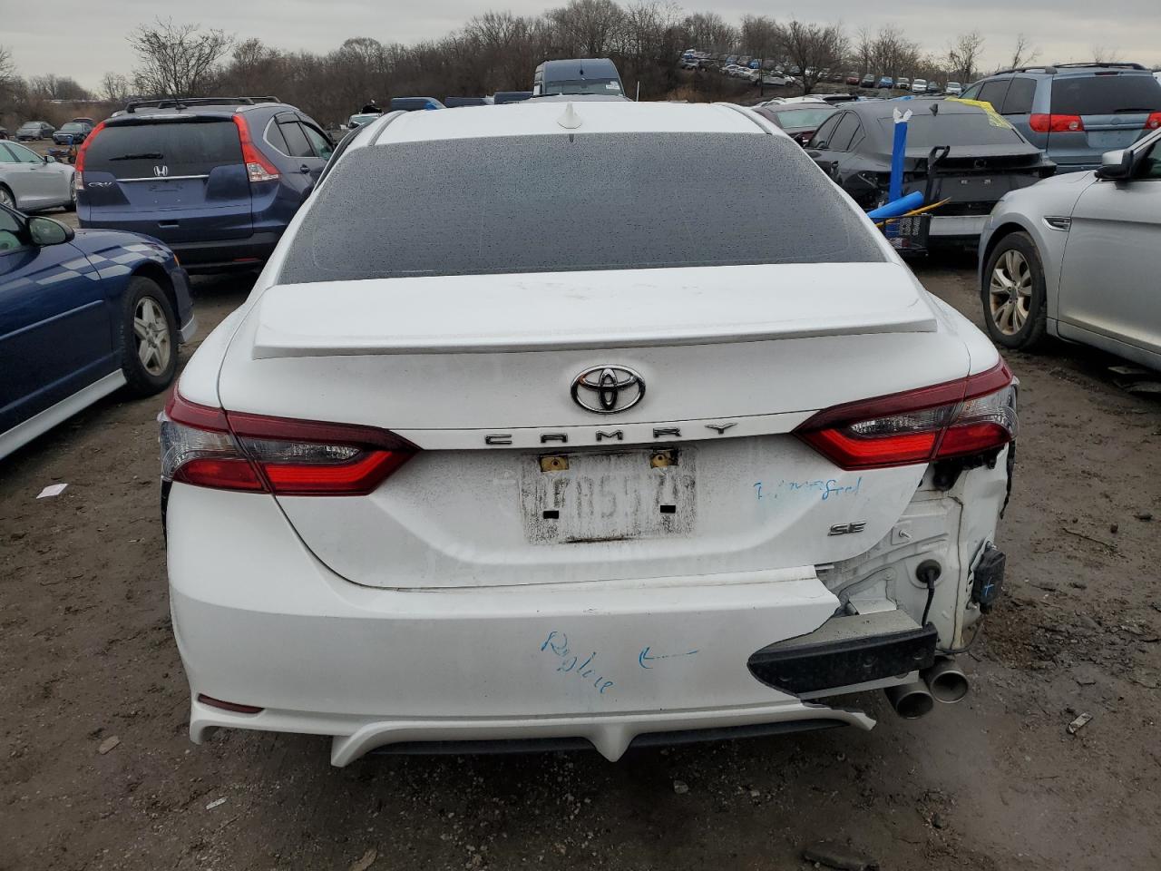 2022 Toyota Camry VIN 4T1G11AK4NU699825 Copart auction photo, all over damage thumbnail 6