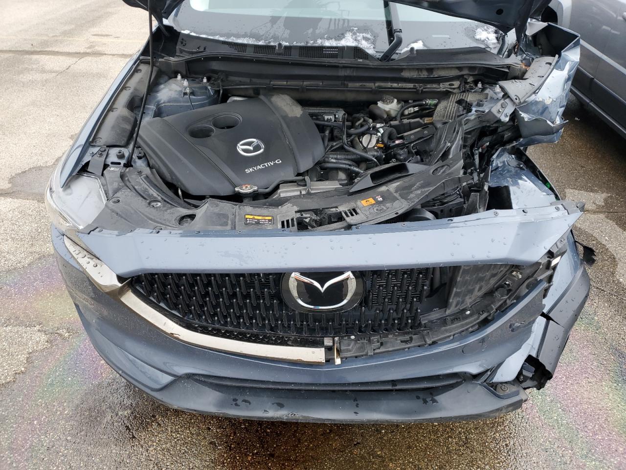 2021 Mazda CX-5 VIN JM3KFBCM2M0484767 Copart auction photo, front end / undercarriage damage thumbnail 14