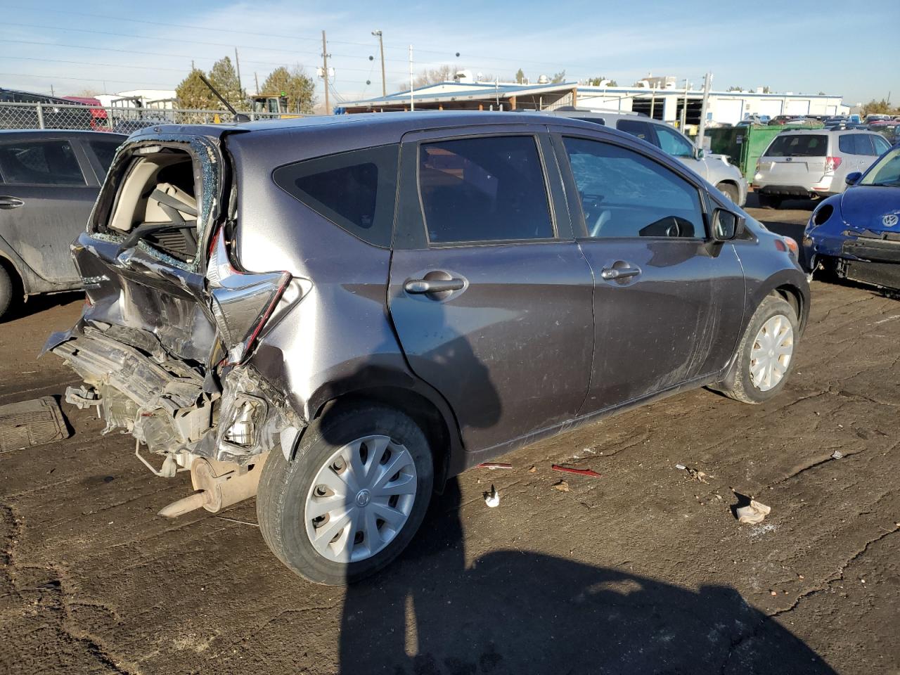 2016 Nissan Versa VIN 3N1CE2CP9GL382645 Copart auction photo, rear end damage thumbnail 3