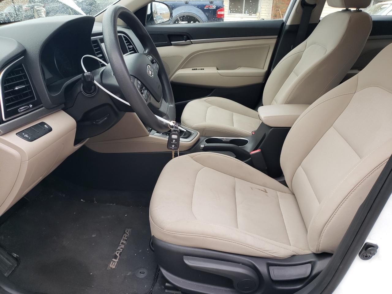 2017 Hyundai Elantra VIN 5NPD84LF8HH212418 Copart auction photo, front end / side damage thumbnail 7