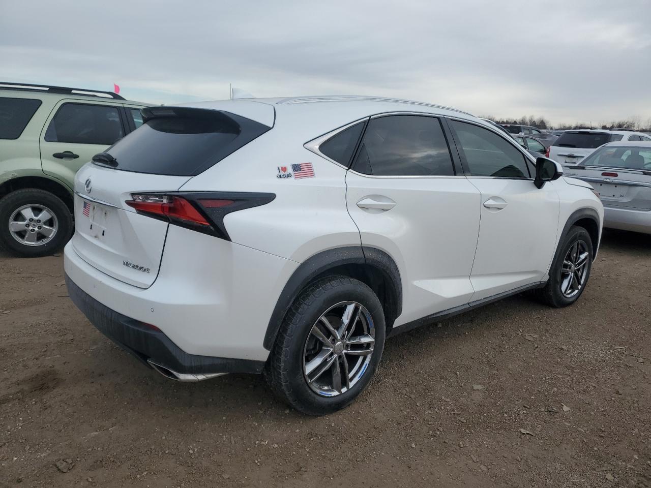 2015 Lexus NX VIN JTJYARBZ5F2015099 Copart auction photo, front end / minor dent/scratches damage thumbnail 3