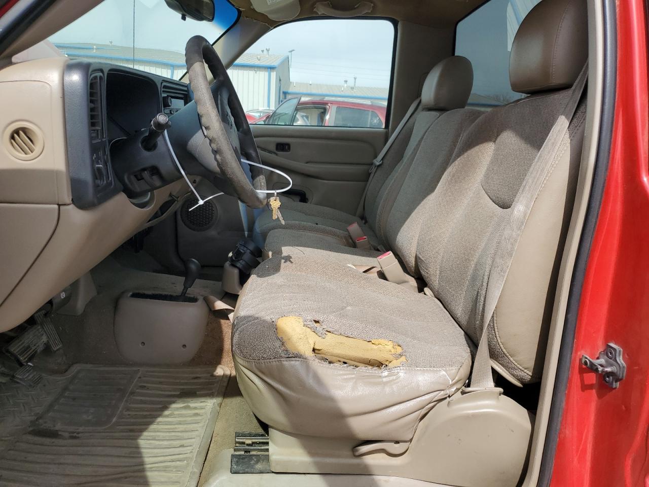 2003 Chevrolet Silverado VIN 1GCEK14T43Z284324 Copart auction photo, side damage thumbnail 7