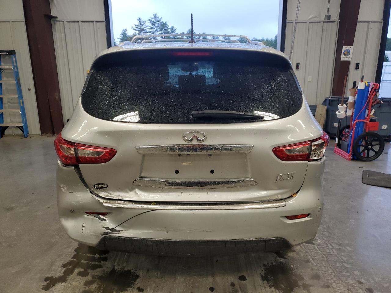 2013 Infiniti JX VIN 5N1AL0MM0DC351628 Copart auction photo, front end / rear end damage thumbnail 6