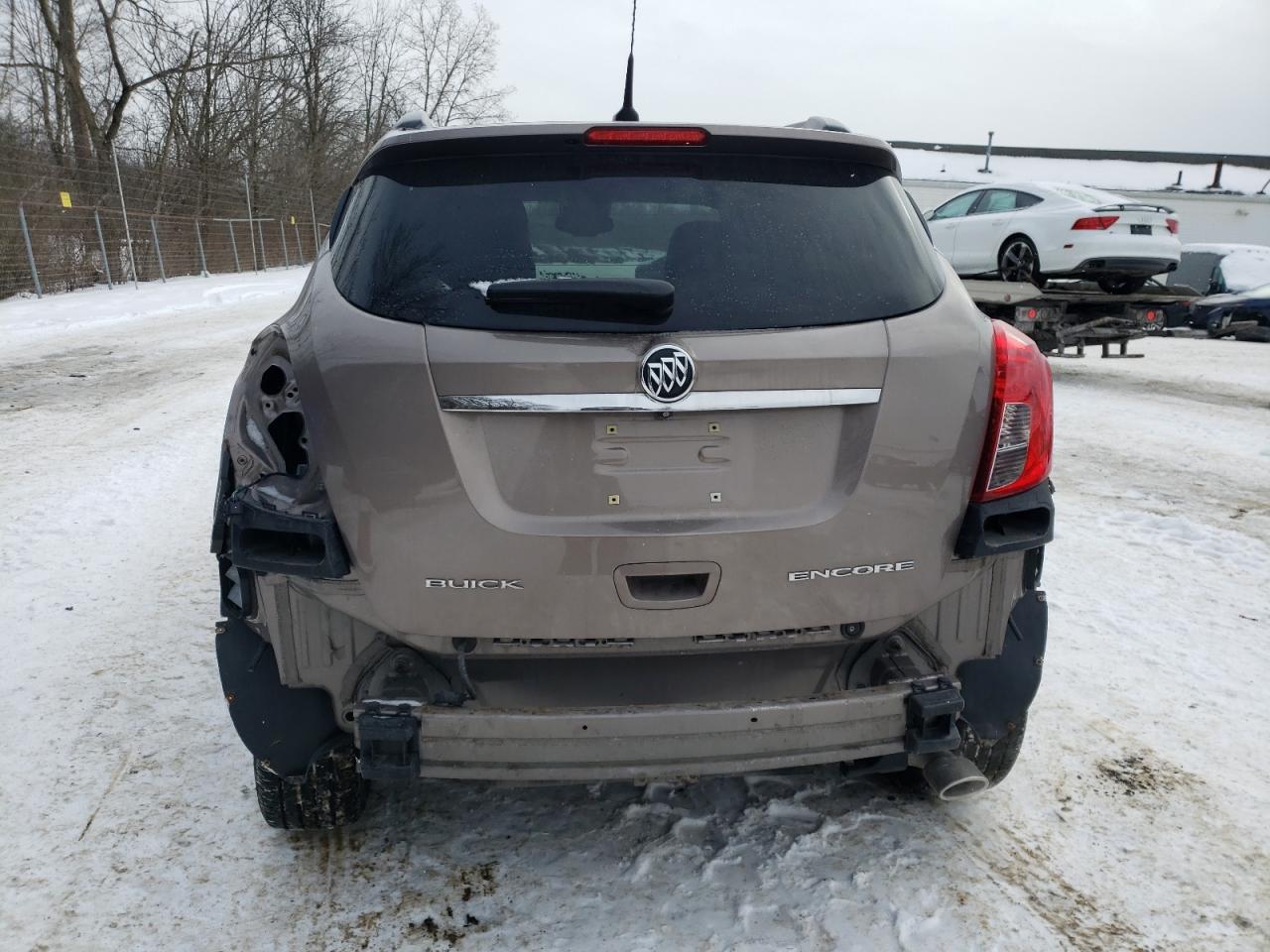 2014 Buick Encore VIN KL4CJCSB4EB705755 Copart auction photo, rear end / side damage thumbnail 6