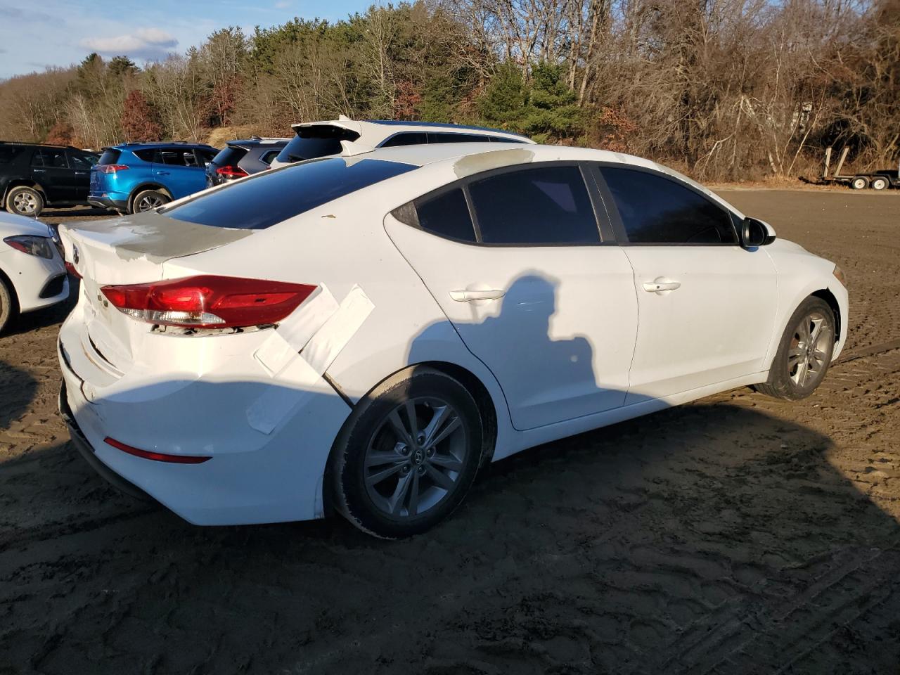 2017 Hyundai Elantra VIN 5NPD84LF0HH150173 Copart auction photo, rear end damage thumbnail 3