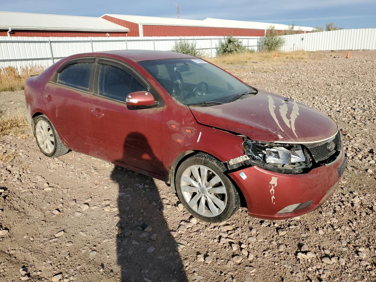 2010 KIA Forte VIN KNAFW4A32A5140139 Copart auction photo, front end damage thumbnail 4