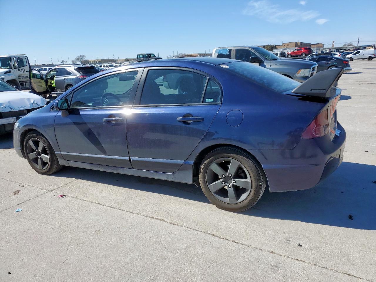 2007 Honda Civic VIN 1HGFA16887L081088 Copart auction photo, rear end / front end damage thumbnail 2
