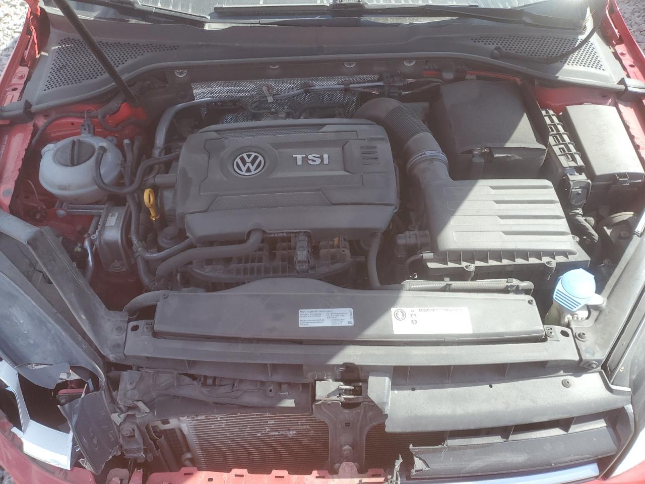 2017 Volkswagen Golf VIN 3VW217AU5HM047756 Copart auction photo, front end damage thumbnail 11
