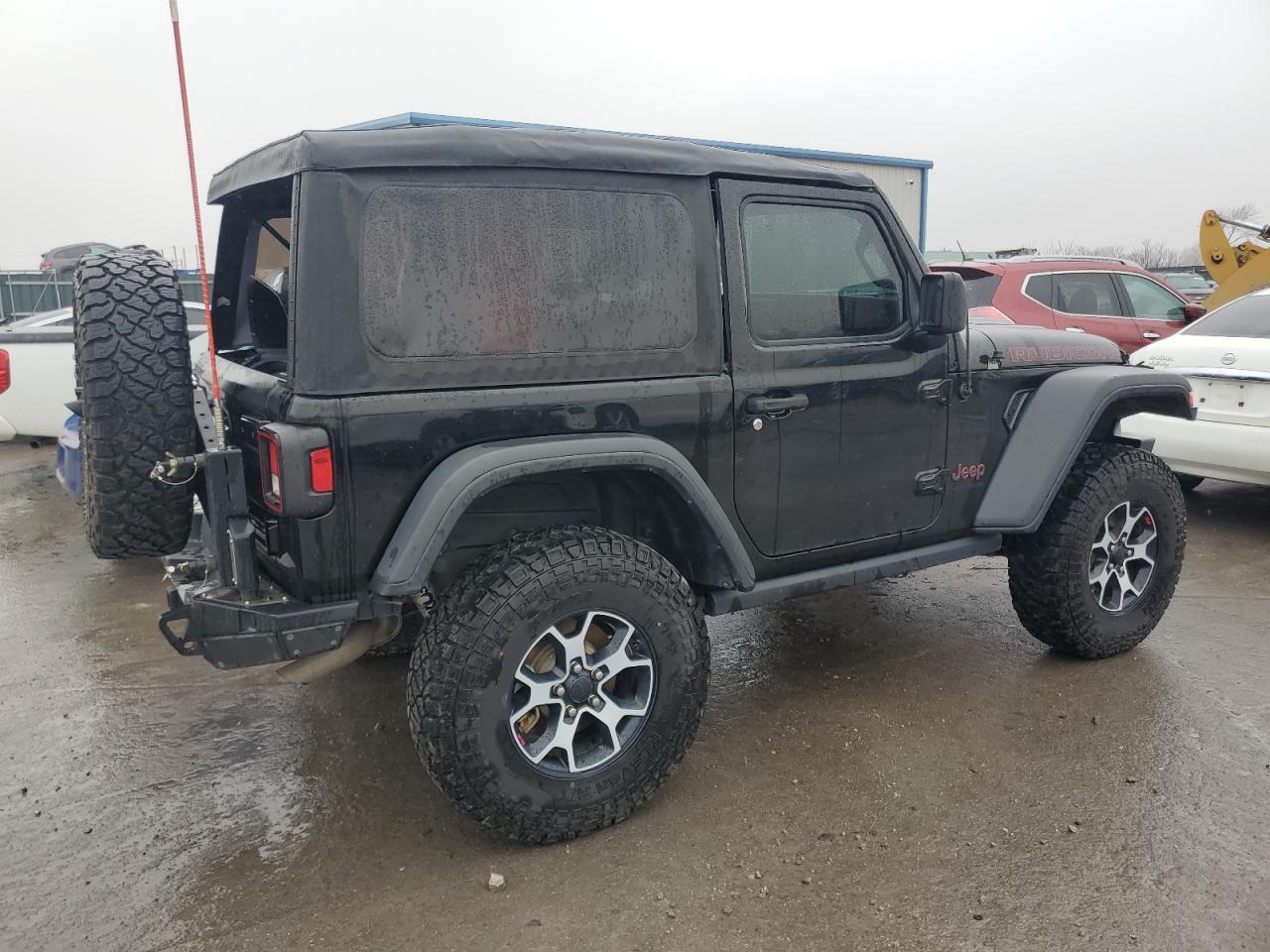 2020 Jeep Wrangler VIN 1C4HJXCG9LW142723 Copart auction photo, rear end damage thumbnail 3