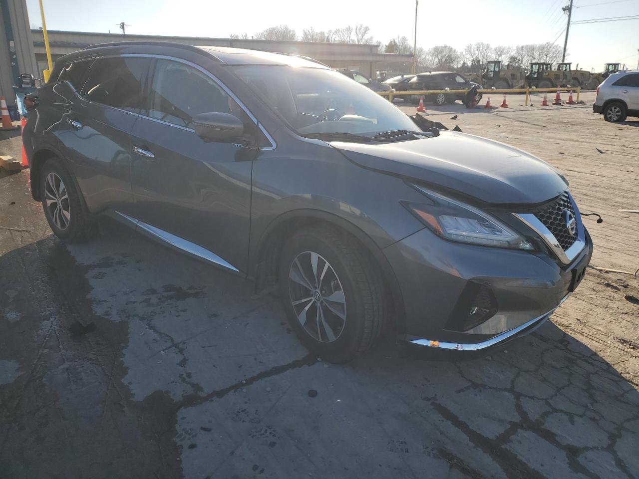 2019 Nissan Murano VIN 5N1AZ2MJ2KN152467 Copart auction photo, front end / side damage thumbnail 4