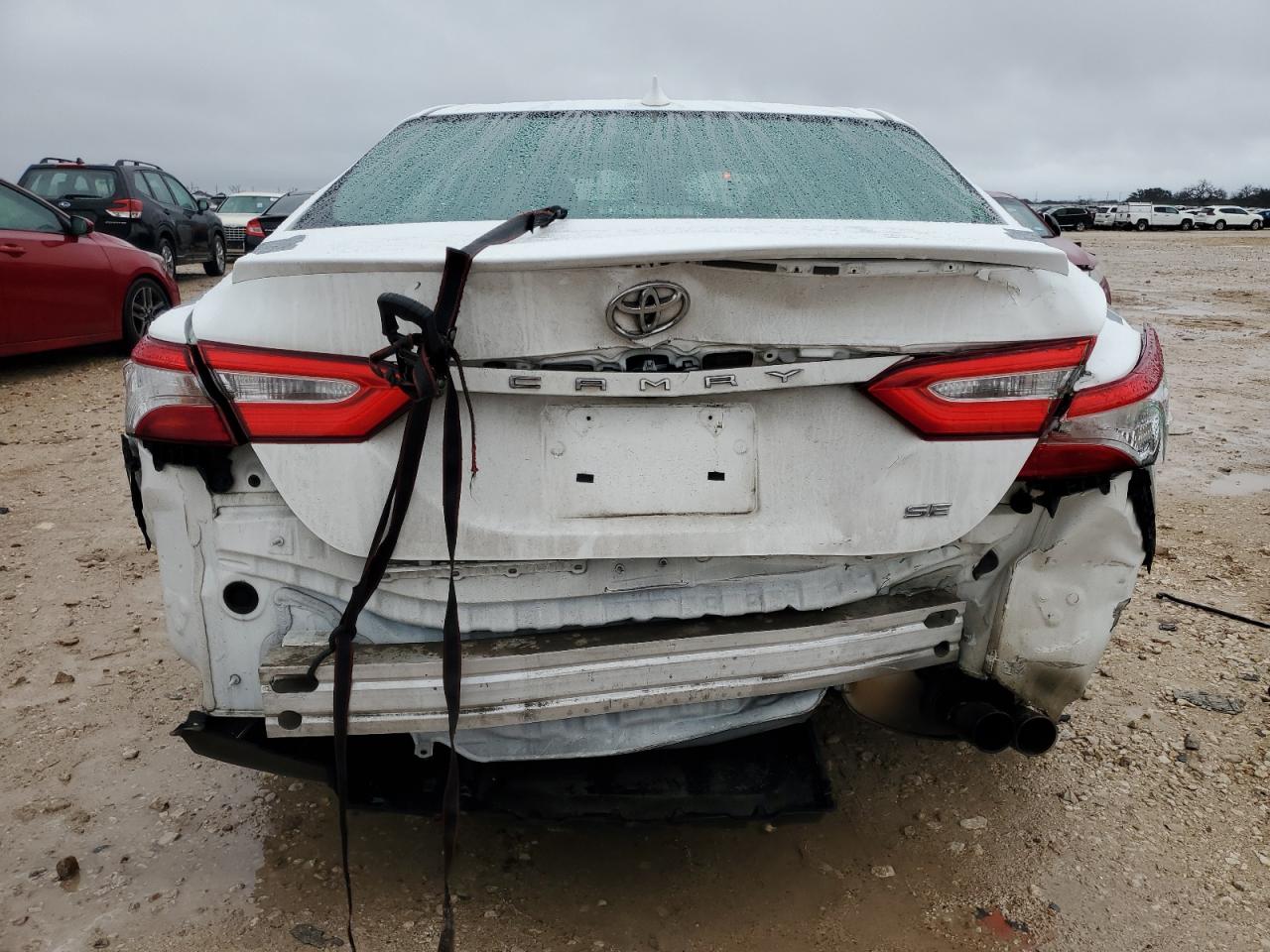 2020 Toyota Camry VIN 4T1G11AKXLU347961 Copart auction photo, rear end damage thumbnail 6